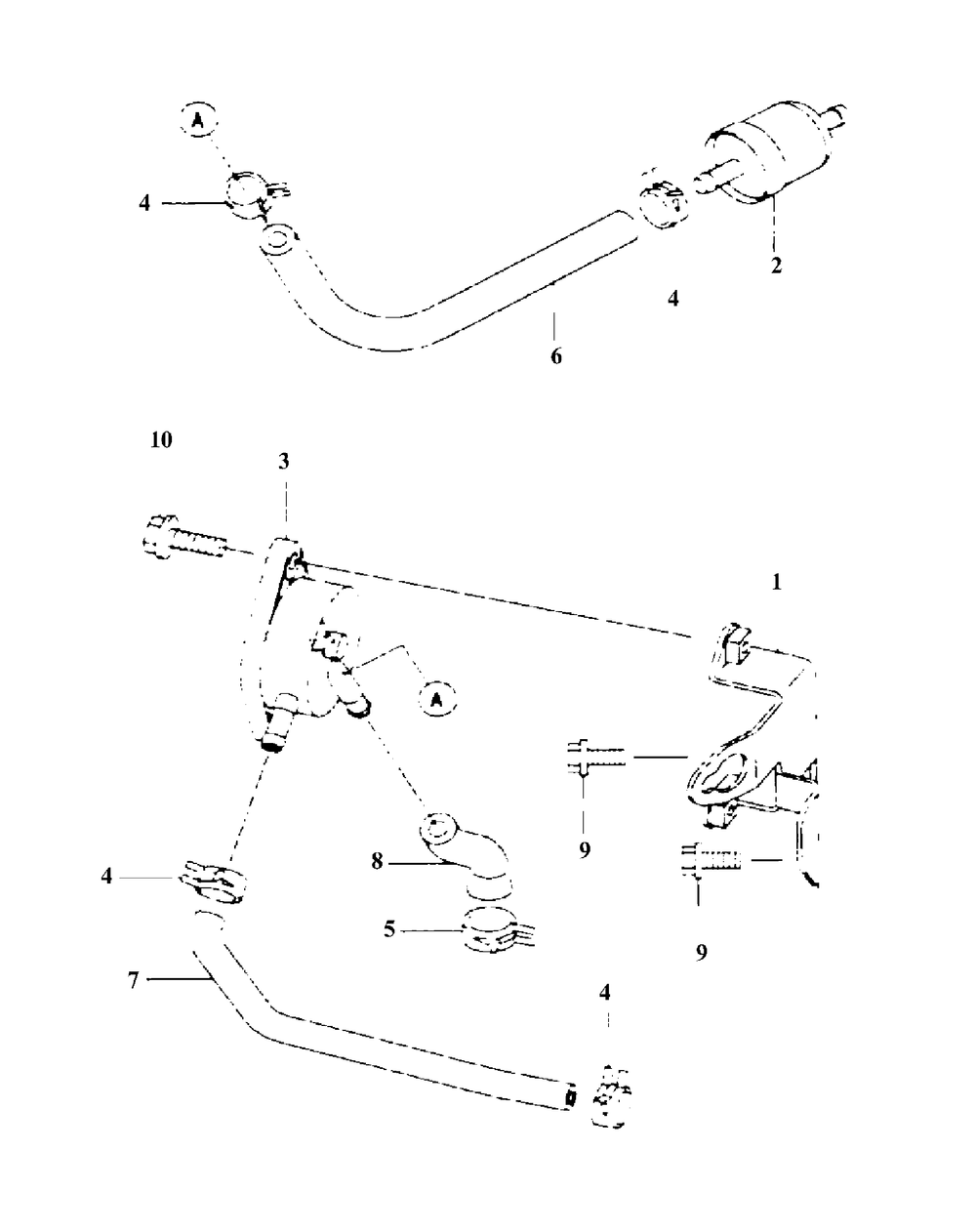 Fh721v-As15 Fuel Filter And Pump Diagram and Parts List for M60-KW 53AB5DCX150-25-HP Cub Cadet Lawn Tractor